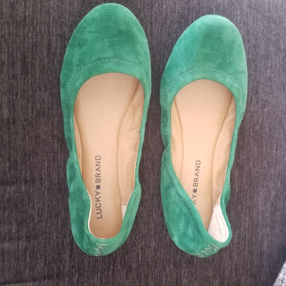 Lucky Brand Leather Emmie Ballet Flats